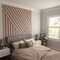 Ekena Millwork 48H x 3/8T Adjustable Wood Slat Wall Panel Kit w/ 4W Slats, Walnut contains 11 Slats SWW55X48X0375WA - alternate 5